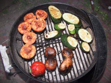 put yer peaches on the grill!