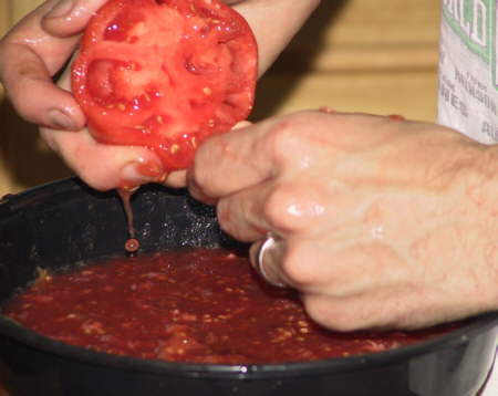 cut through the equator to expose all juice pockets cut through the equator to expose all juice pockets